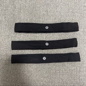 Lululemon Black Thin Headband(s)